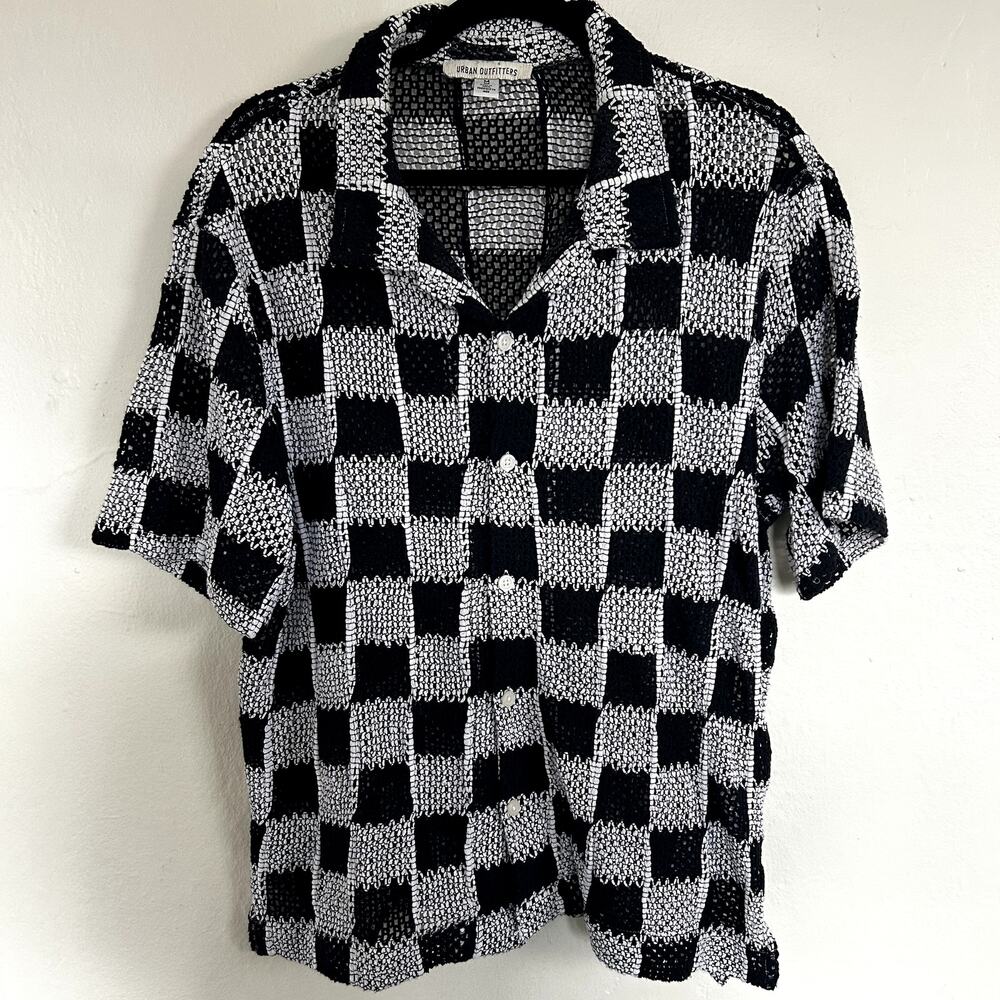 Men's Festival crochet knit boho indie top